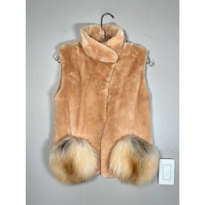 Maximilian Fur Vest $3600 size 4